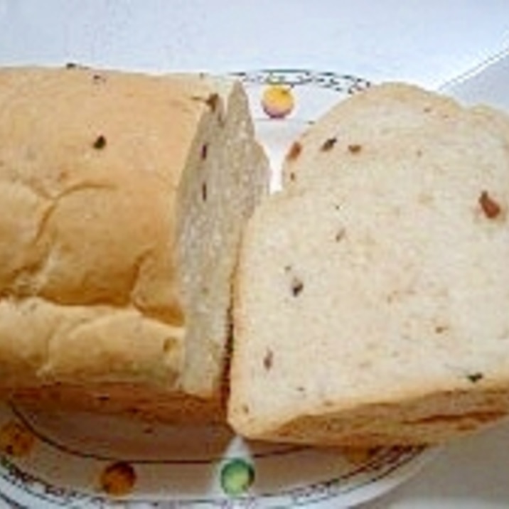 ピーナッツ味噌食パン